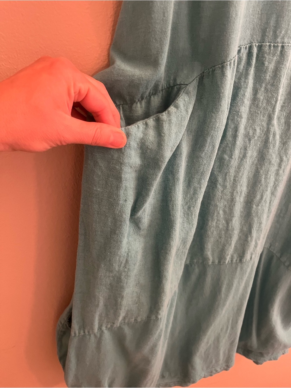 LiaBella Teal Midi Dress - Picture 3 of 4